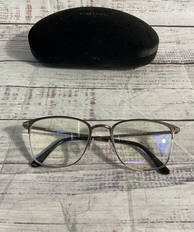 TOM FORD TF 5453 049 BROWN EYEGLASSES FRAMES 54-20 With Case Frames Only