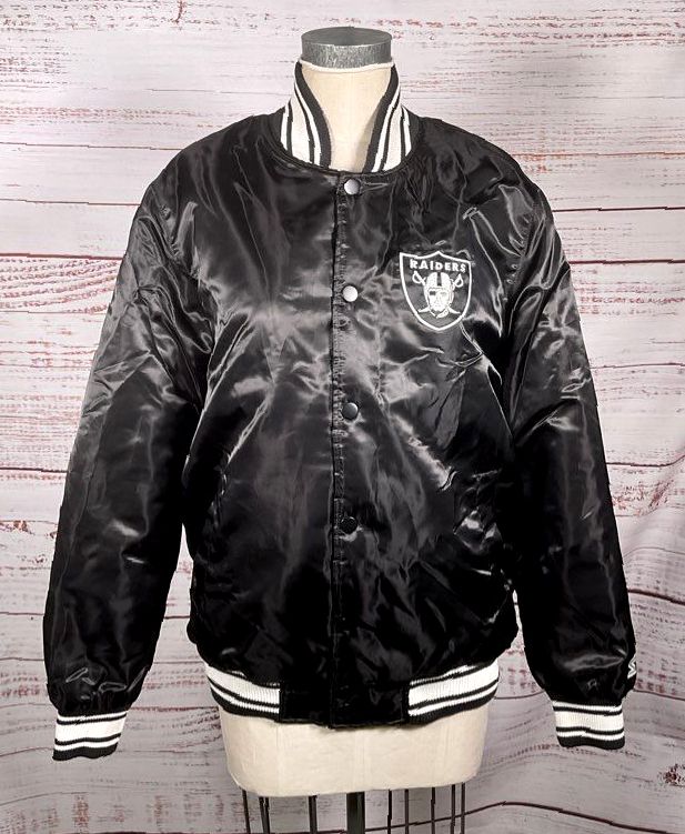 Starter Oakland Raiders NFL Snap Jacket Black M