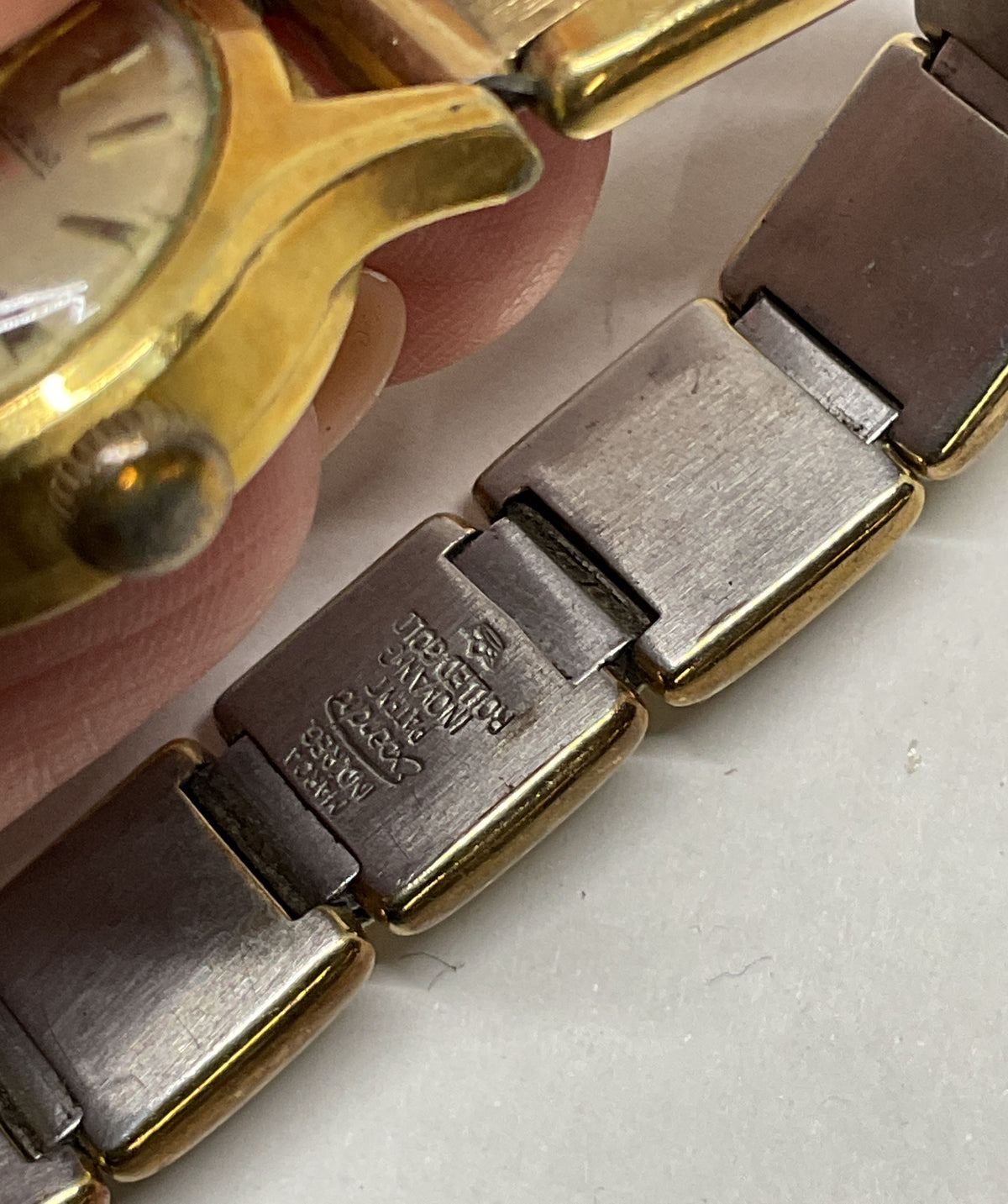 SILVANA Gold Plated Vintage Automatic Watch As Is