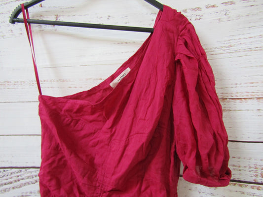 Isabel Etoile Lecia One Shoulder Ruched Dress 38