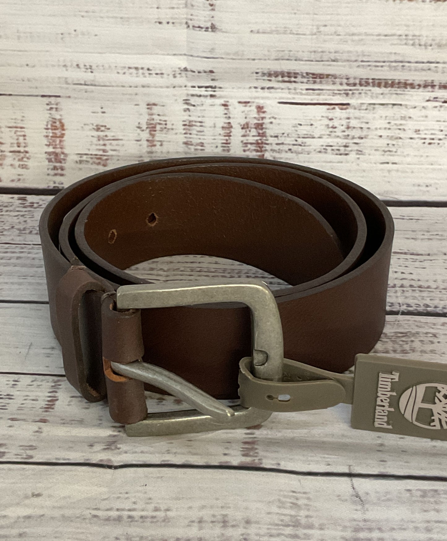 Timberland Leather Belt Brown 34