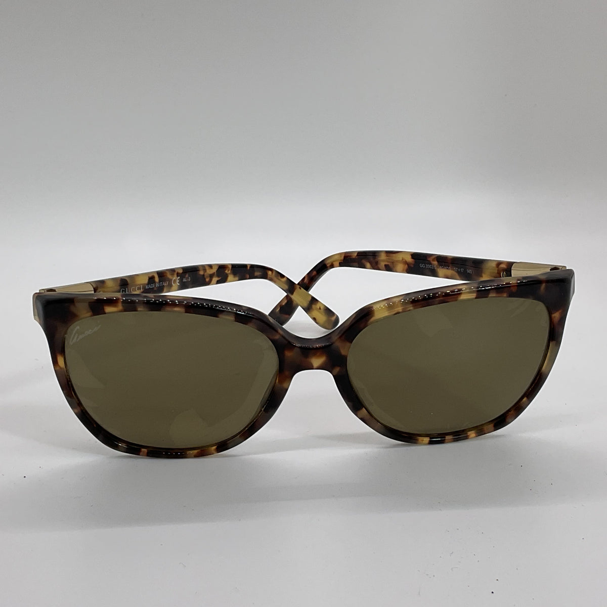 GUCCI GG3502/S Women's Brown Tortoise Sunglasses- 57[ ]17 140 (FRAMES ONLY)