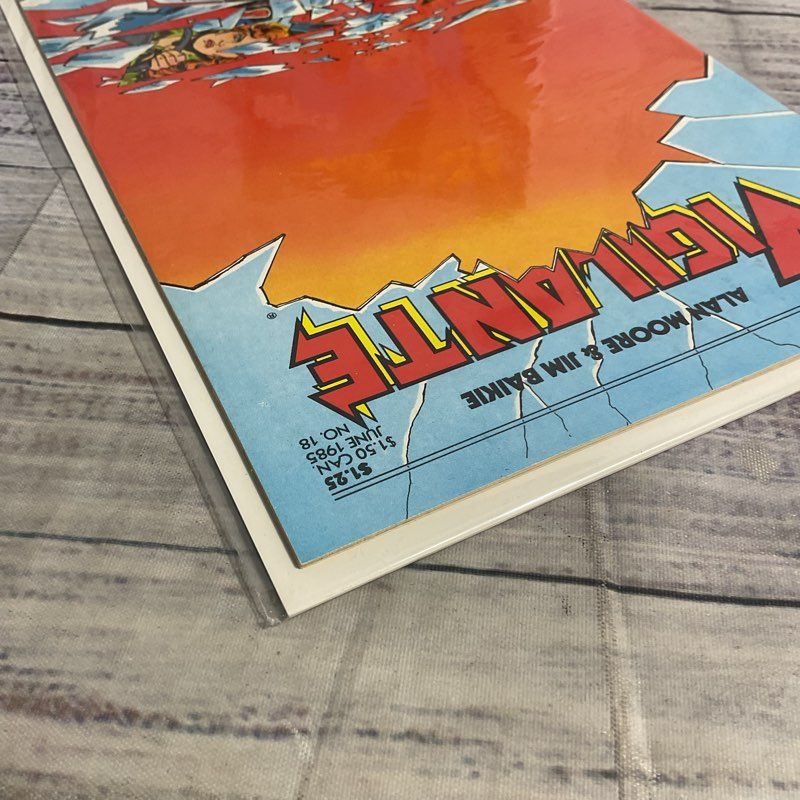 Lot Of 2 Vtg. Vigilante #17-18 Dc Comics Alan Moore 1984 Ungraded