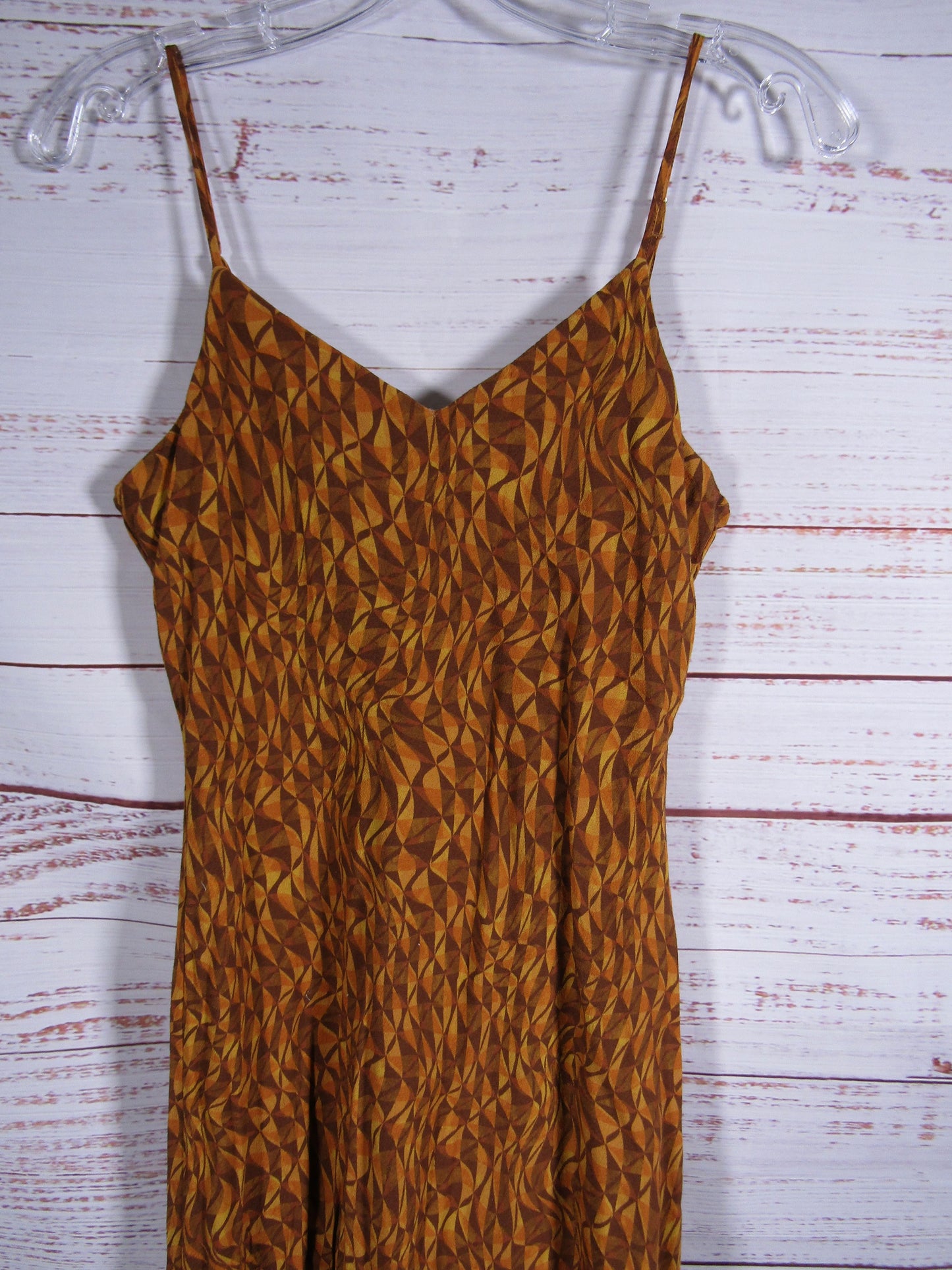 Favorite Daughter The Favorite Geo Print Autumn Maxi Slip Dress Size M