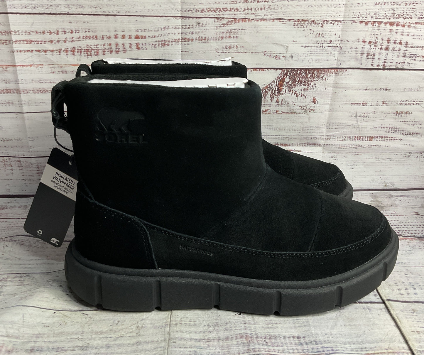 Sorel Explorer™ III Slip-On Waterproof Boots Black 8.5