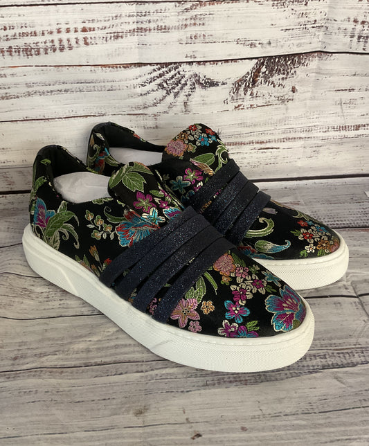 Nix + Ness Floral Pattern Slip On Shoes Multicolor 8