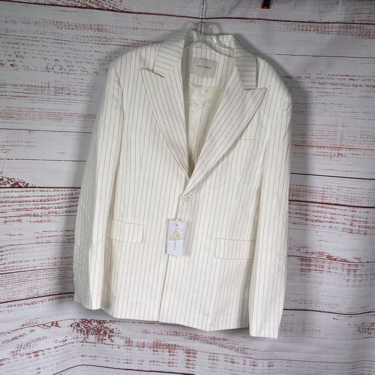 Salt Murphy White Pin Stripe Oversized Large Blazer Jacket - Size 36 New 1/2