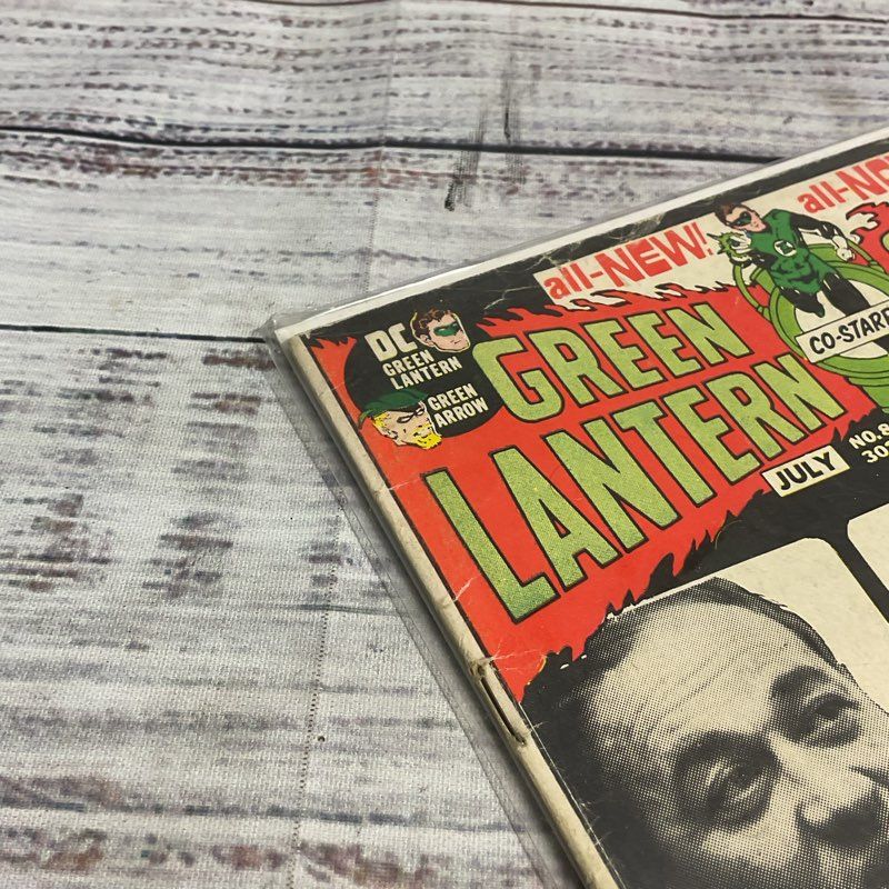 VTG. 1970 Green Lantern #84 Green Arrow Dc Comics Neal Adams Ungraded