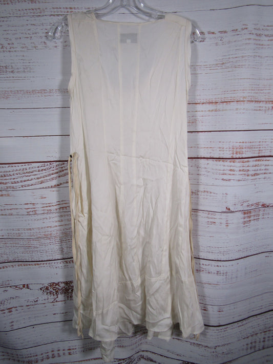 Biya Women's White Sleeveless Dress Size S