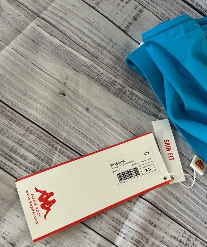 NWT Women's Kappa Blue/Pink Sports bra Size XS