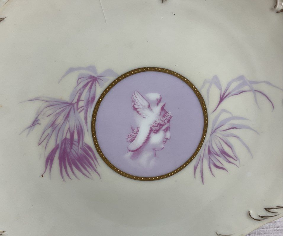 Rosenthal Vintage Cameo Porcelain Perseus Savoy Plate White