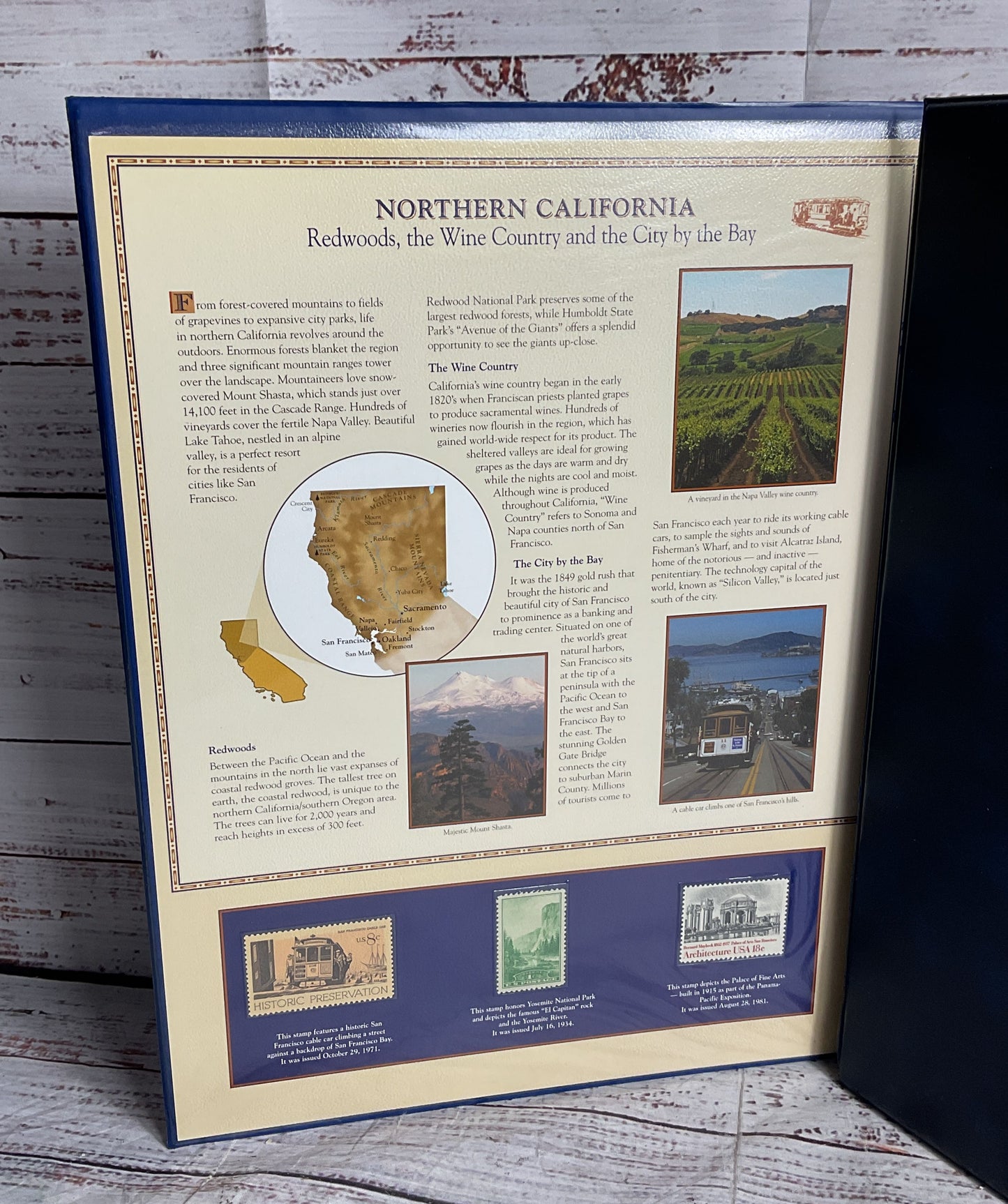 California Postal Commemorative Society Folio Stamp Coin Book