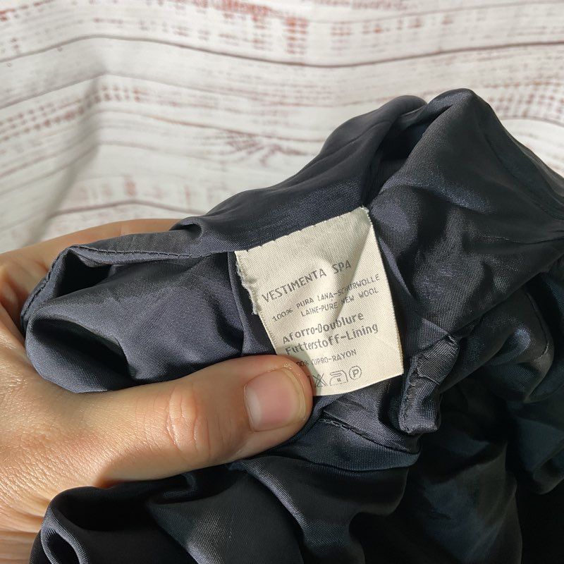 Giorgio Armani Borgo 21 Black 100% Wool 3 Button Suit Jacket Size in Description