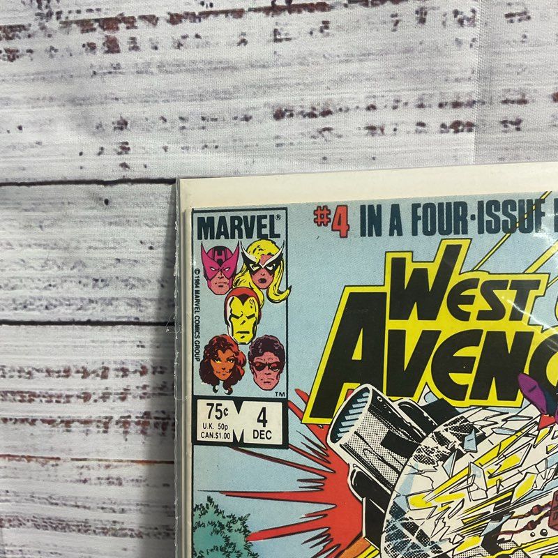 Vtg. 1984 West Coast Avengers #4 Ungraded Marvel Comic Book