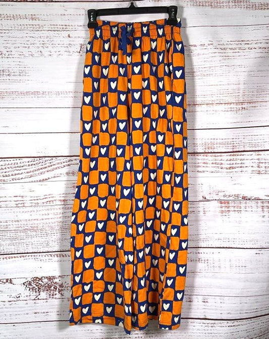 Lucy & Yak Organic Heart Print Jogger Pants Multicolor XS