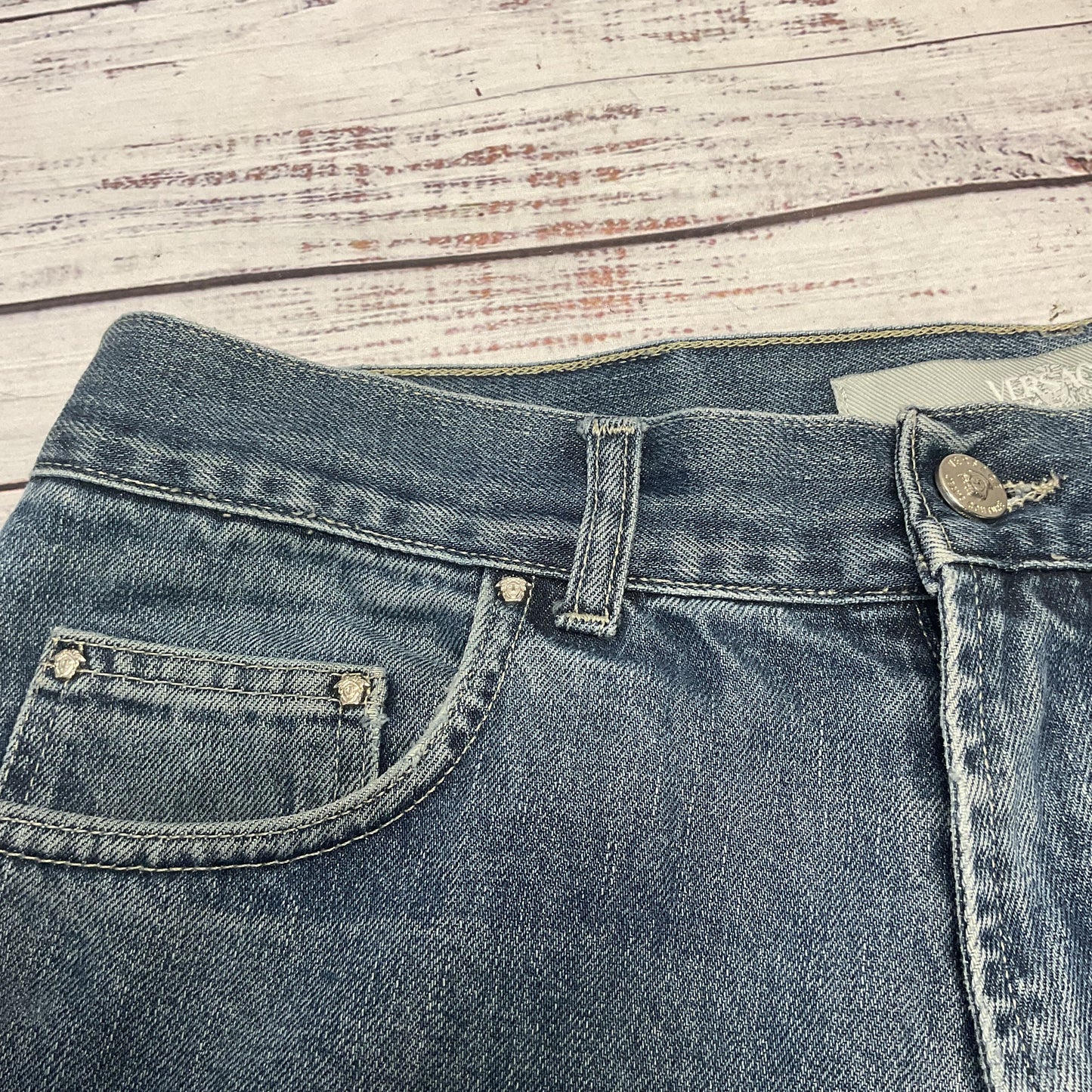 Versace Jeans Couture Ittierre Faded Blue Jeans Pants - Size See Photos