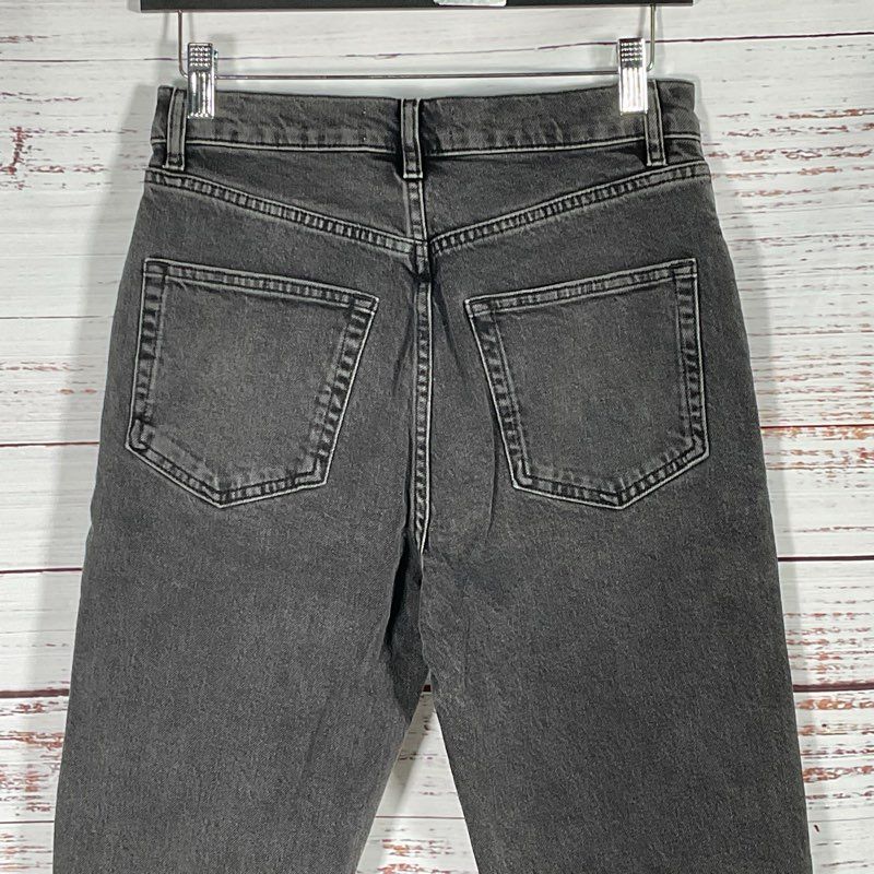 NWT REFORMATION Jeans 80's Ultra Hight Cigarette Women's Black Jeans- SZ 27