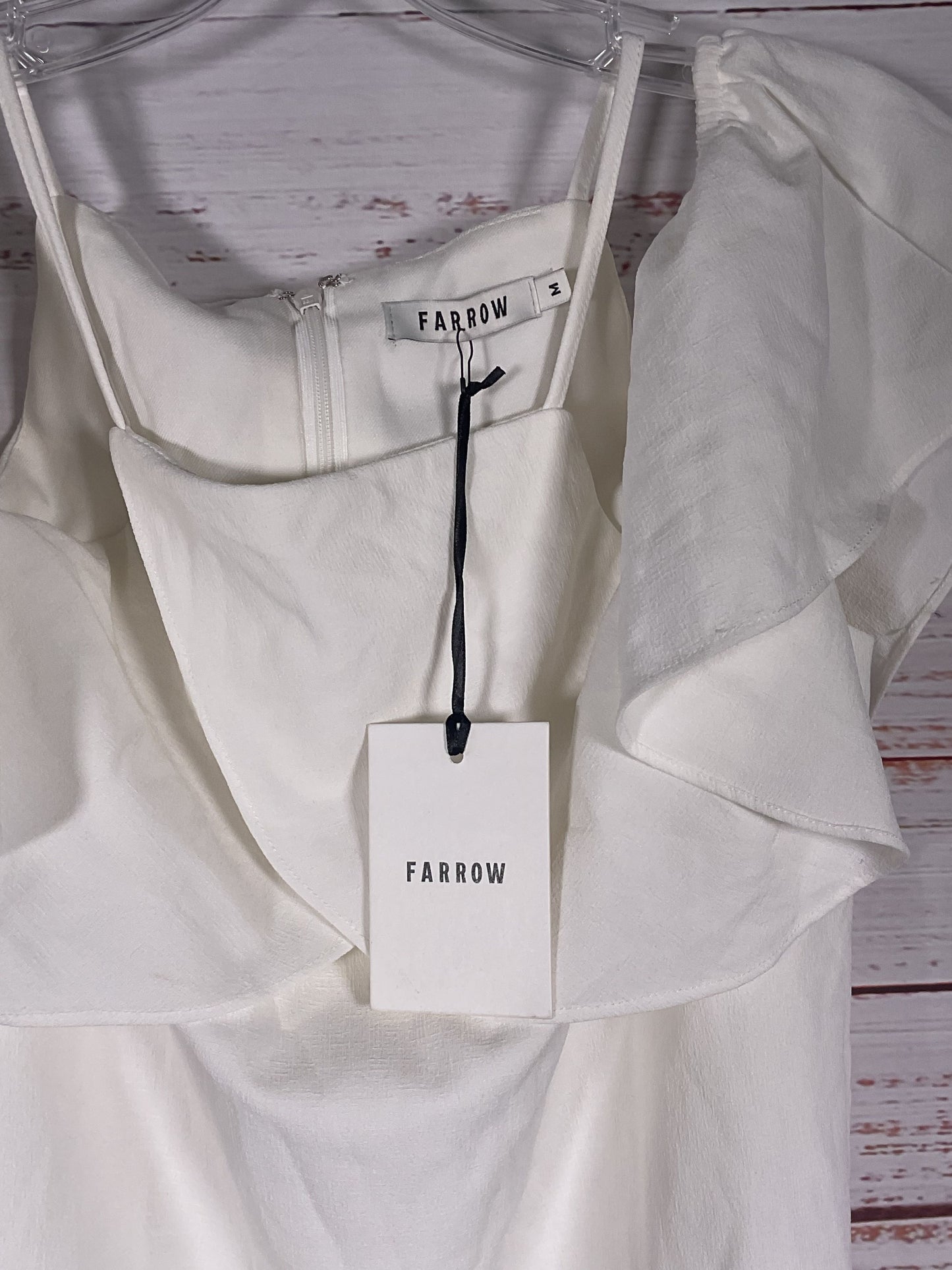 Farrow White Sleeveless Zip Dress NWT - Size M