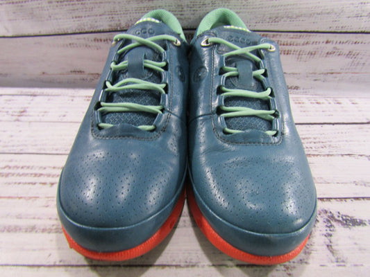 Ecco Cool Pro Women's Blue Leather Gore-Tex Waterproof Golf Shoes Size 6