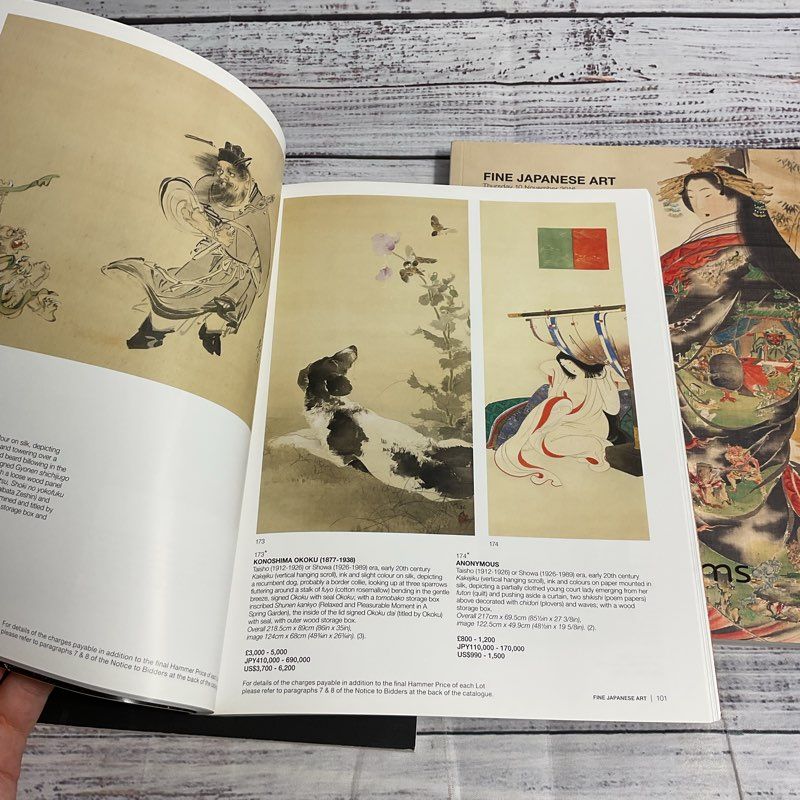 Lot of 3 Bonham Fine Japanese Art Auction Catalogues (11/16, 5/17, 11/17)