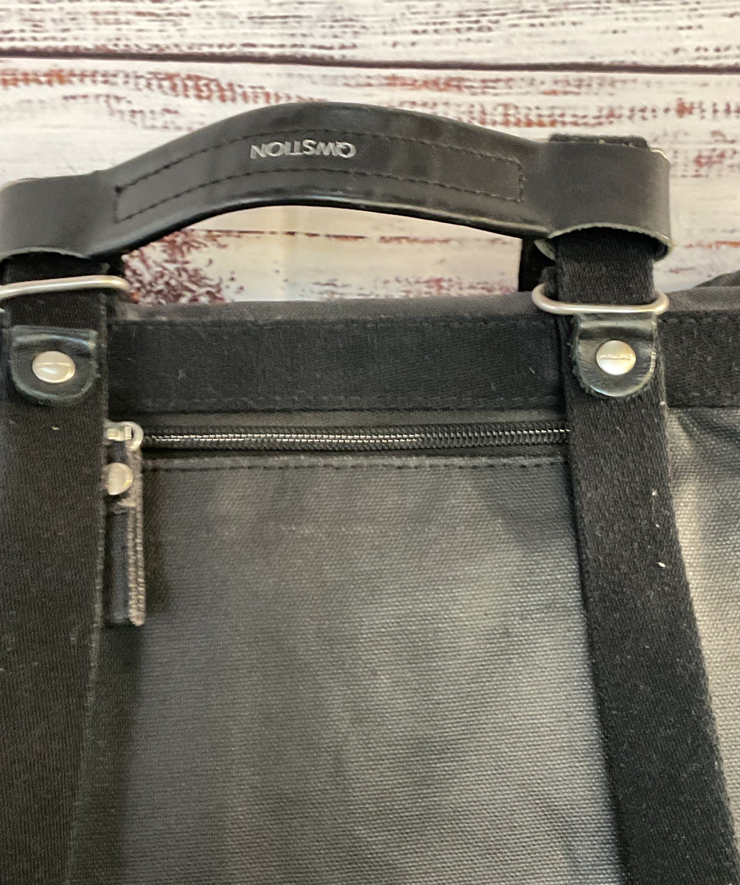 Qwestion Cotton Tote Organic Jet Black