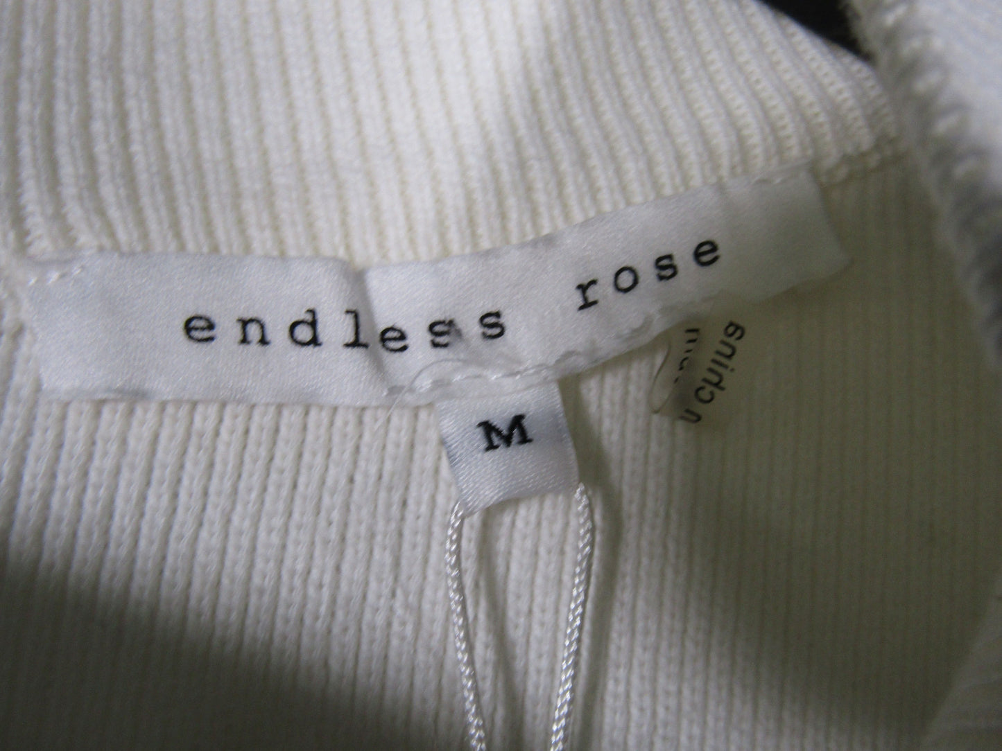 Endless Rose Women's Striped Knit Sweater Dress Size M
