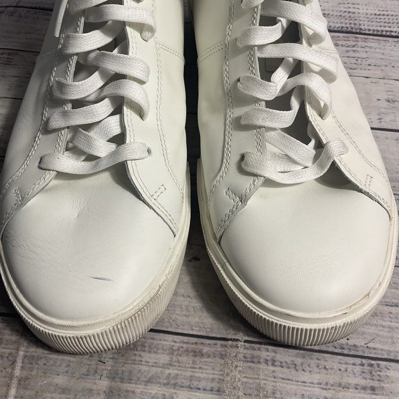 Diesel S-Mydori White Leather High Top Sneaker Casual Shoe Men's Size 12 US