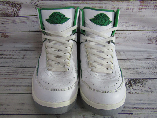 Nike Air Jordan 2 Retro Men's Lucky Green High Top Sneakers Size 11.5 DR8884-103