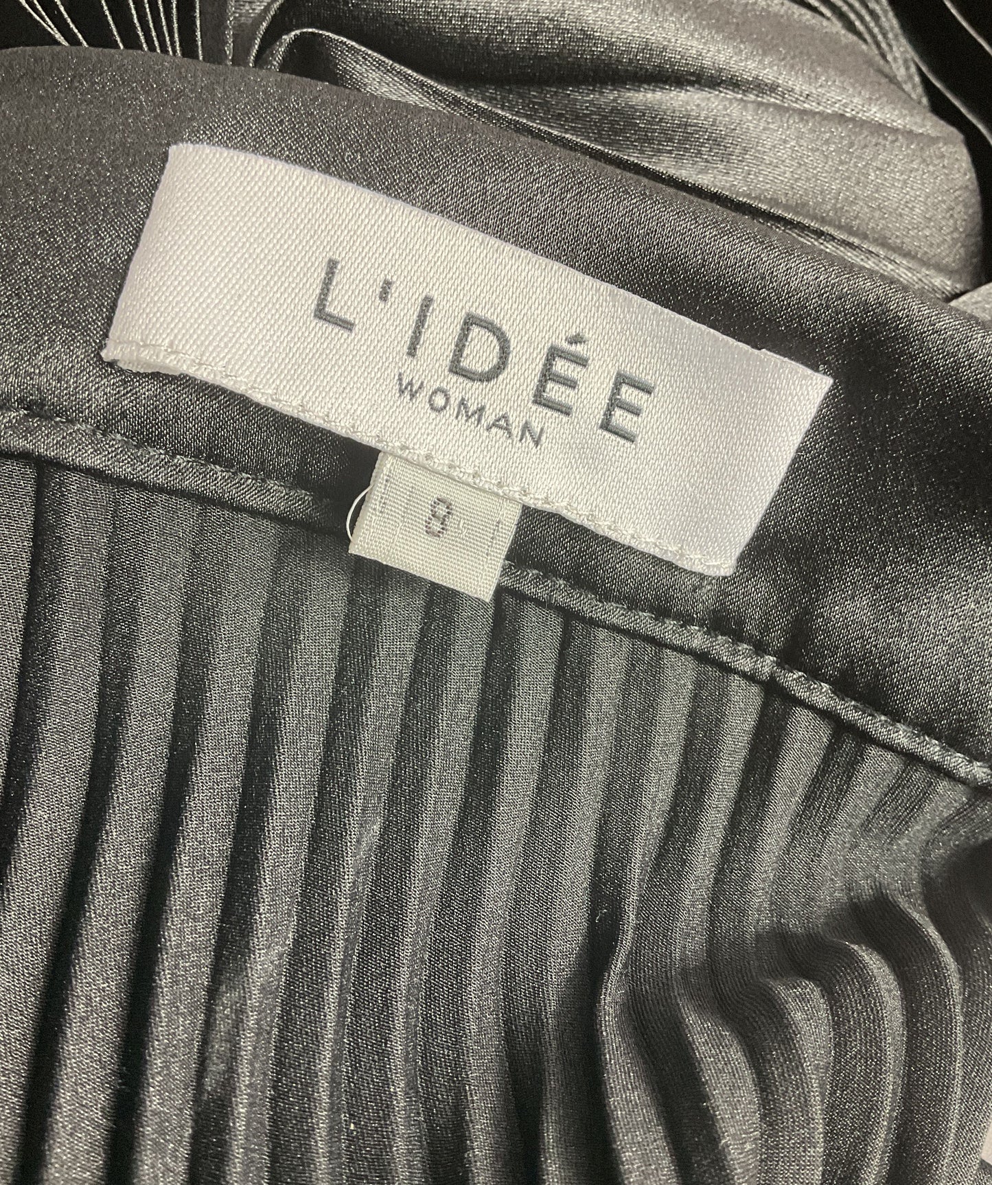 L'IDÉE Bisous Pleated Pants Black 8