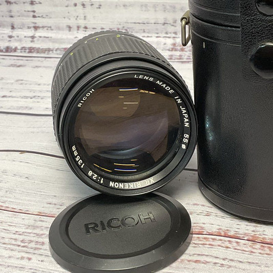 Ricoh Rikenon 135mm f/2.8 MF Camera Lens K Mount w/Case