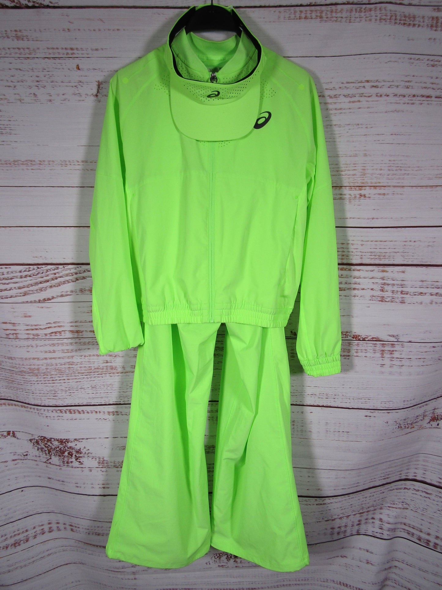 Asics Women's Neon Yellow 4 Piece Track Suit Size S