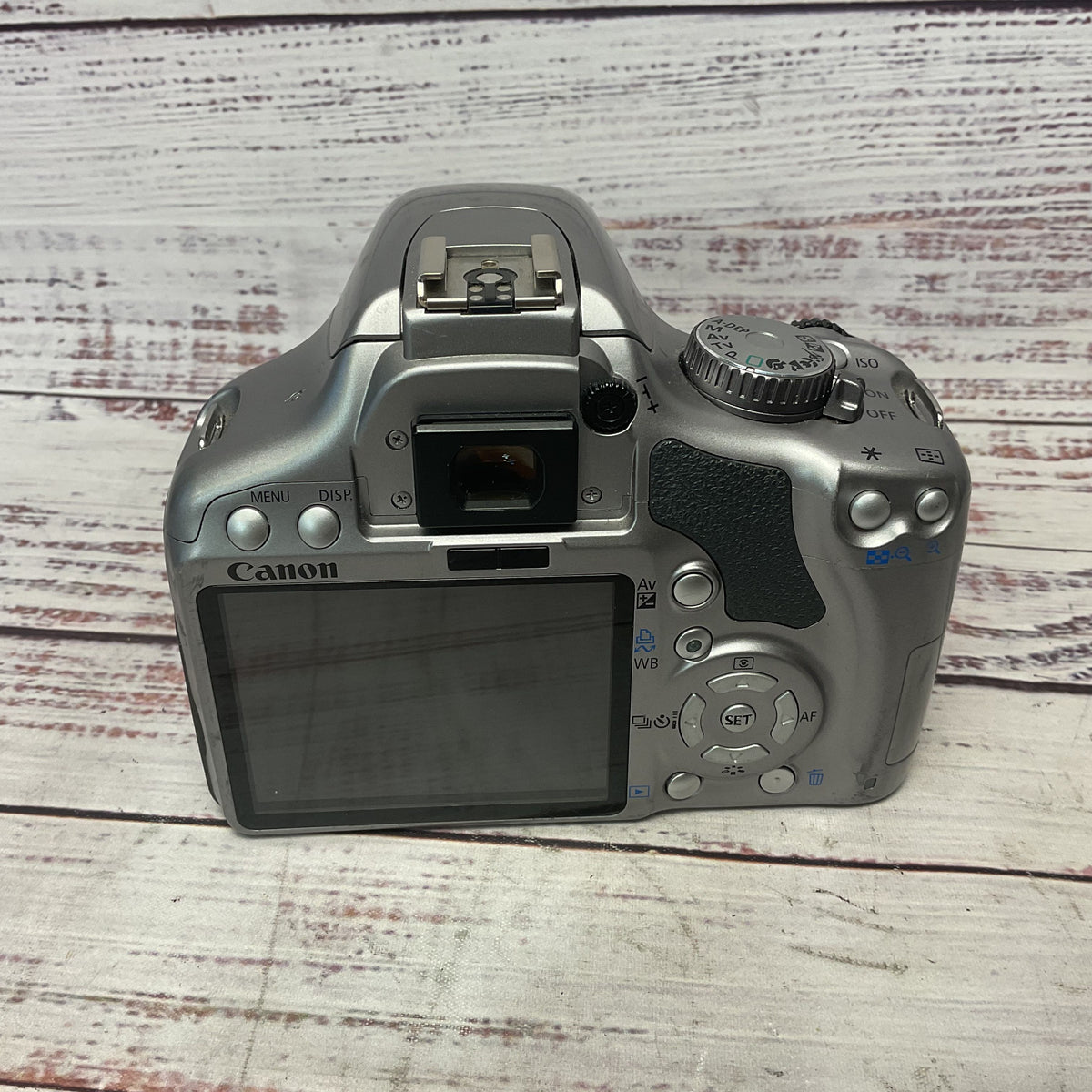 Canon EOS Rebel XSi 12.2mpl Silver Digital SLR Camera Turns On