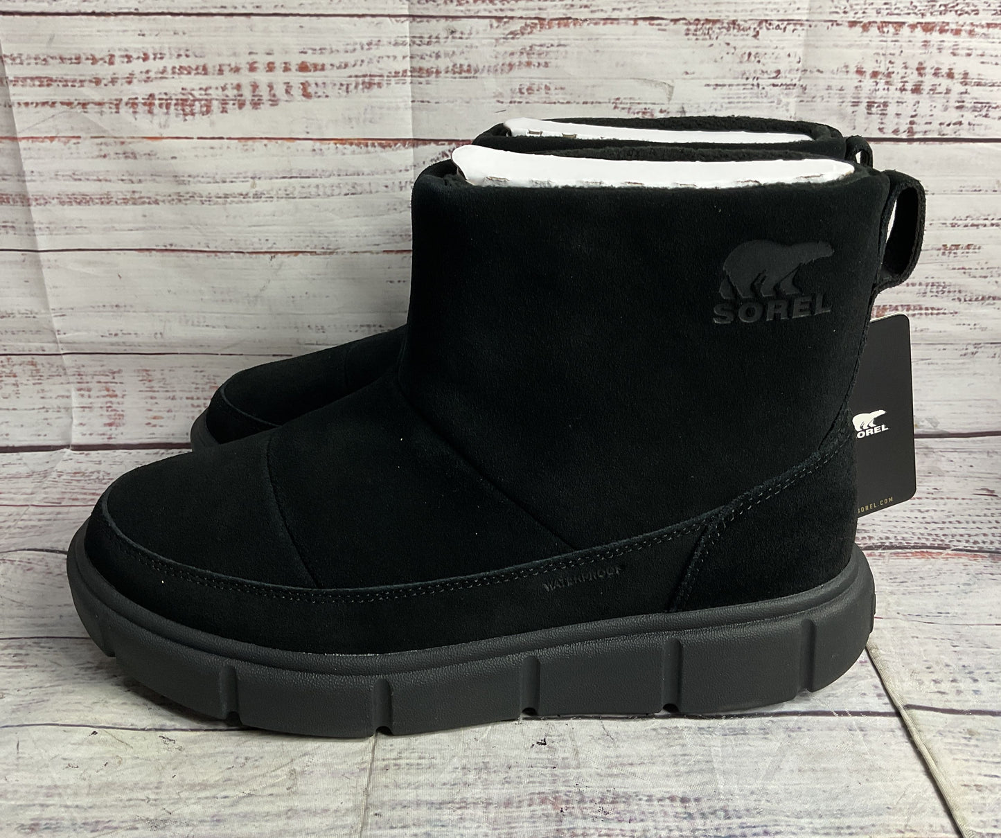 Sorel Explorer™ III Slip-On Waterproof Boots Black 8.5