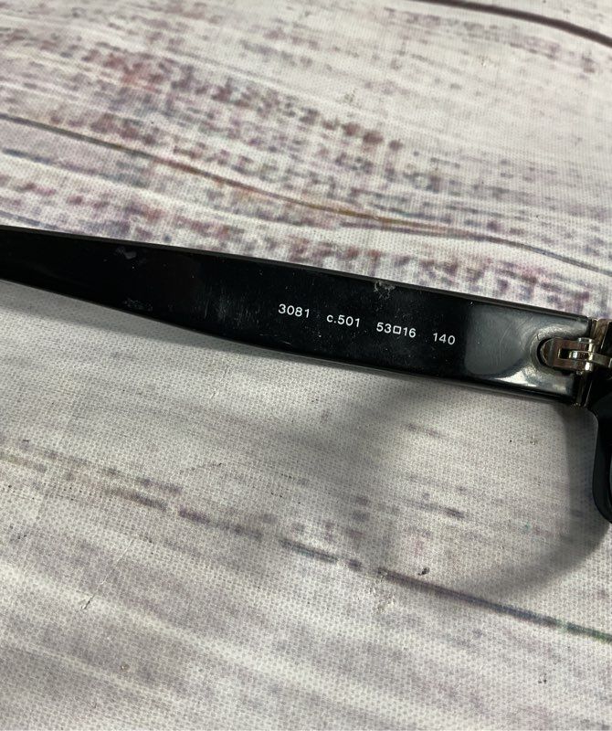 Chanel Women's Eyeglasses Black Frames Only 53-16-140 Made in Italy