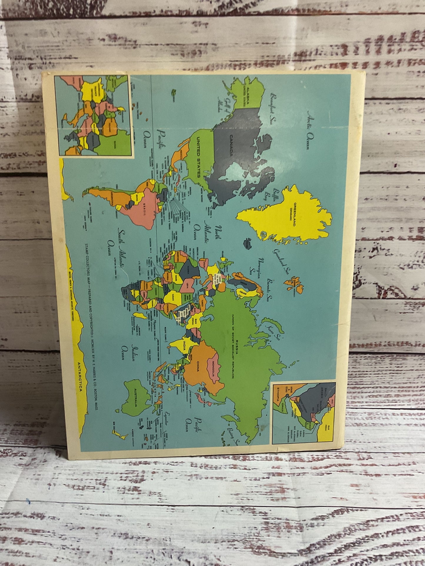 Explorer Stamp Album Partially Filled Lots Of Stamps