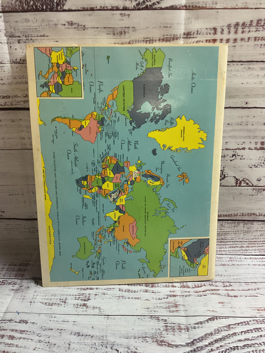 Explorer Stamp Album Partially Filled Lots Of Stamps