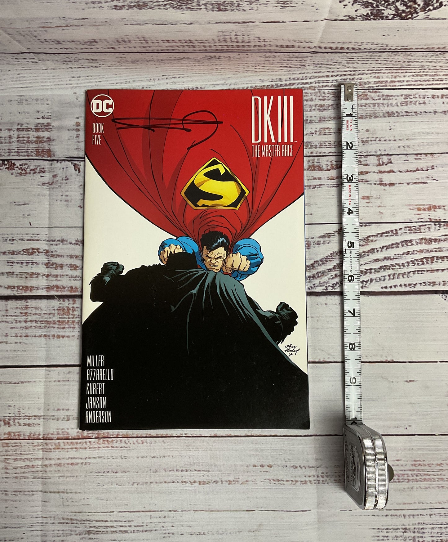Rare Frank Miller Signed DC Comics Dark Knight III Master Race #5 Of 9