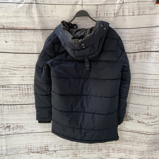 Superdry Navy Chinook Parka Jacket *MISSING FUR* - Size M