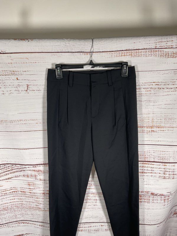 Anthony Vaccarello Women's Wool Black Dress Pants Size 34 EU Made in Italy