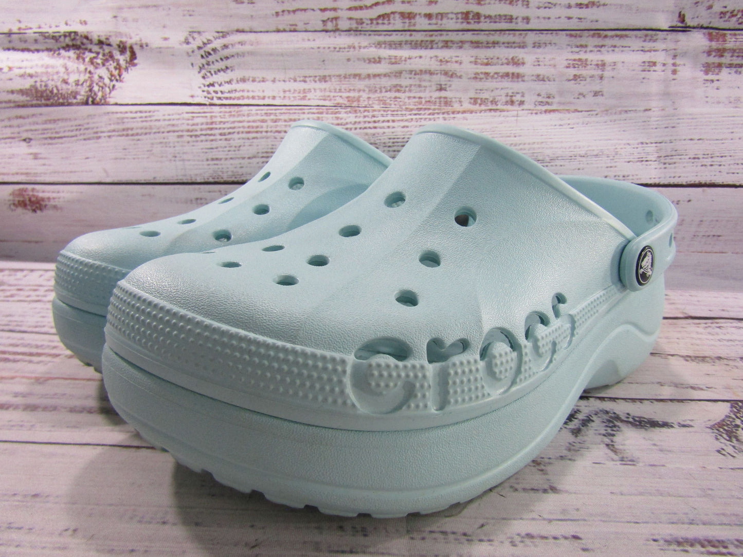 Crocs Baya Women's Pure Water Blue Sandals Size 9