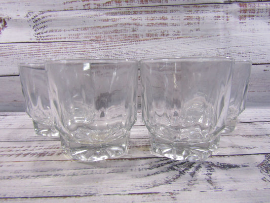 Brooks Brothers Prism Double Old Fashioned Whiskey Glasses Set of 4