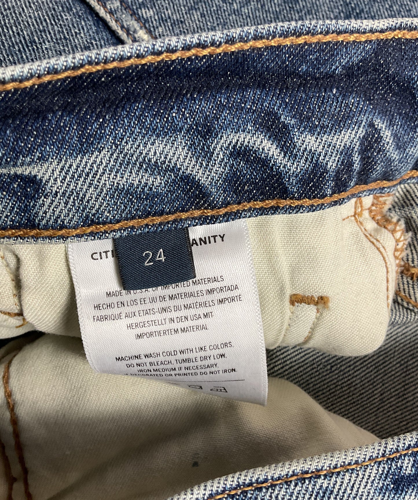Citizens of Humanity Jolene High-Rise Slim Jeans Blue 24