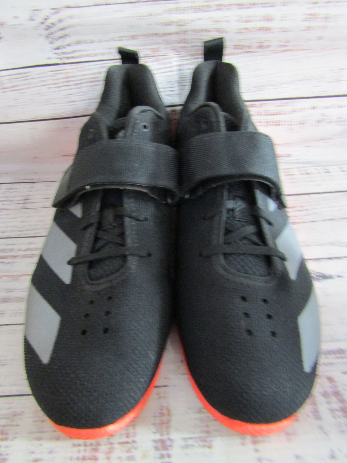 Adidas Adipower Weightlifting 2 Men's Black Signal Coral Training Sneakers G1214