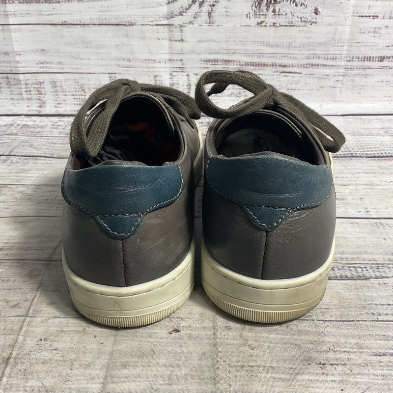Bruno Magli Westy Taupe/Navy Leather Sneaker Men's Size 8.5