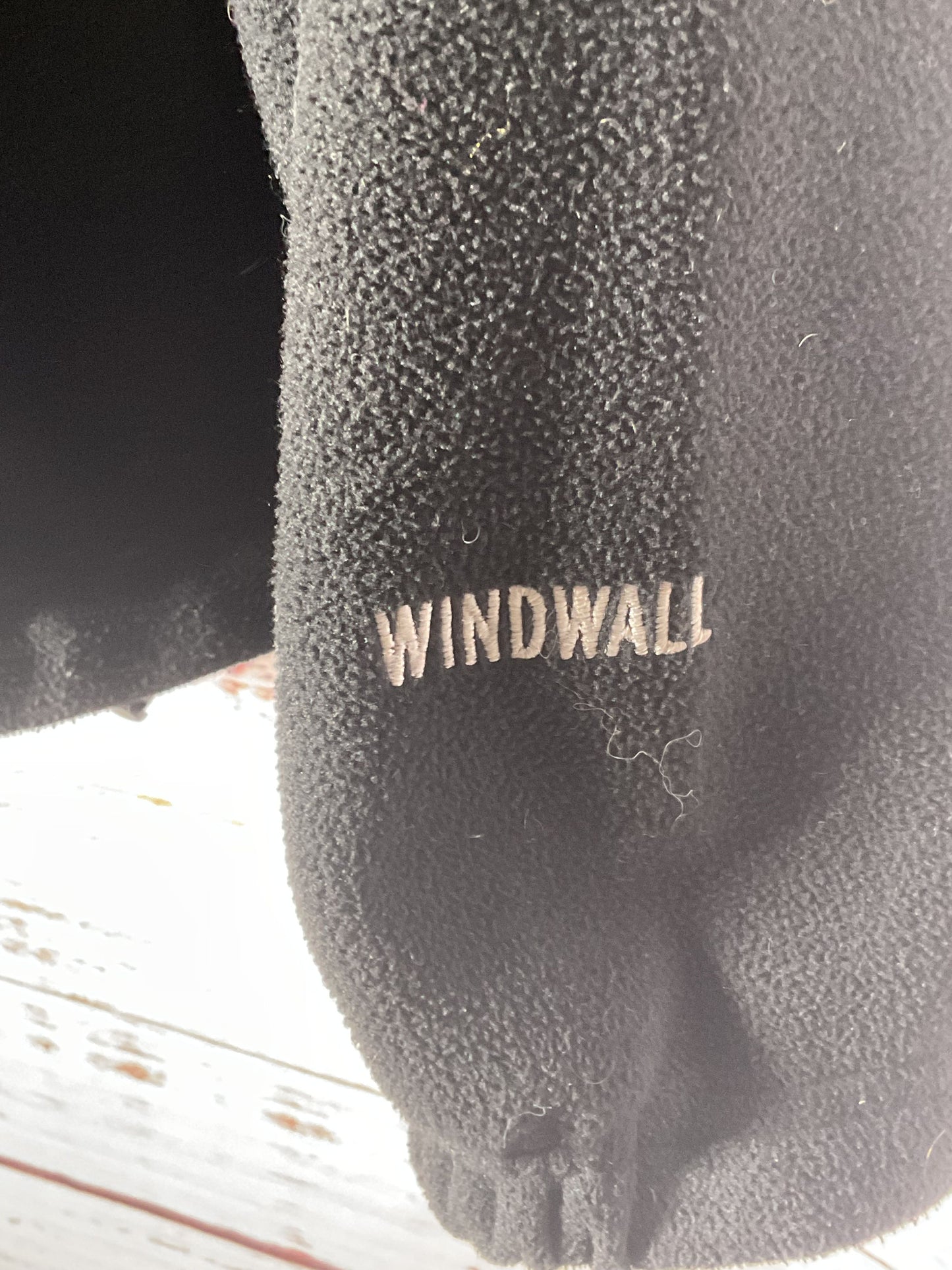 North Face Black Windwall Zip Up Jacket - Size XL
