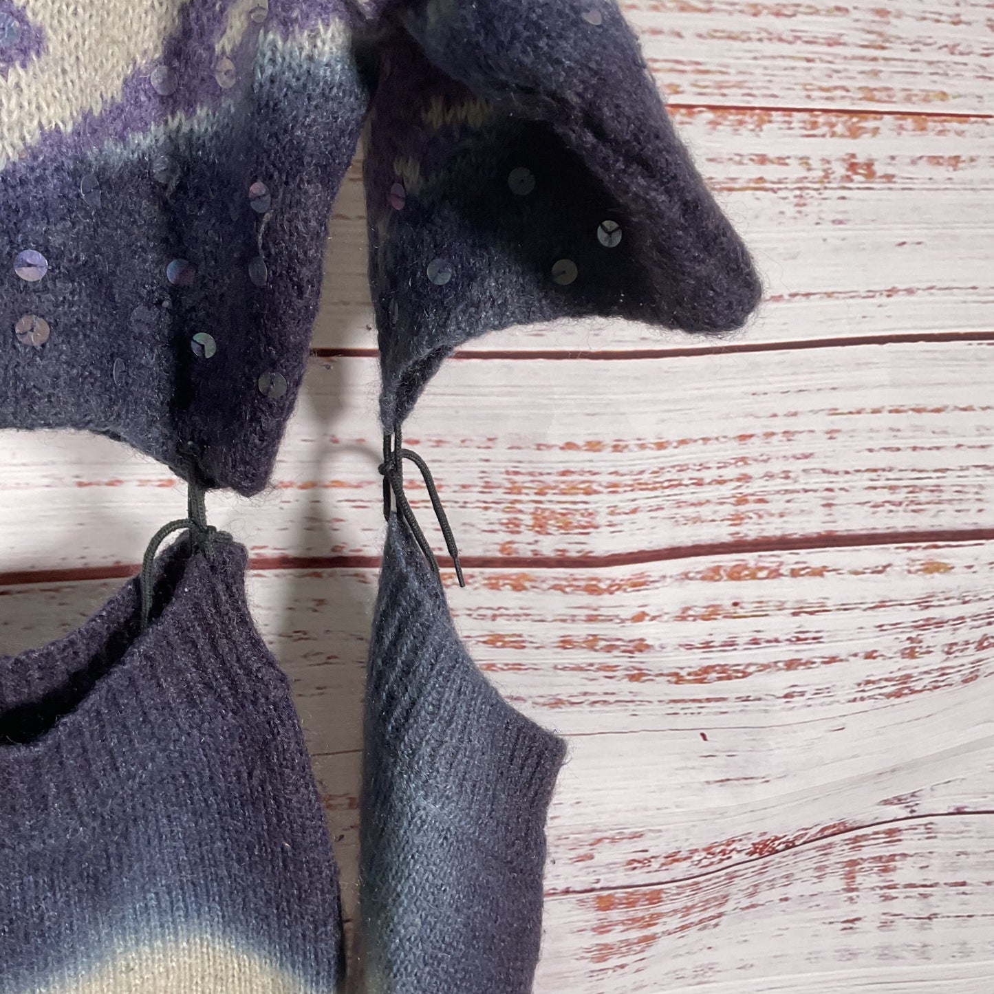 Sportmax Code By Max Mara Mohair Tied Panels Sweater - Size XL