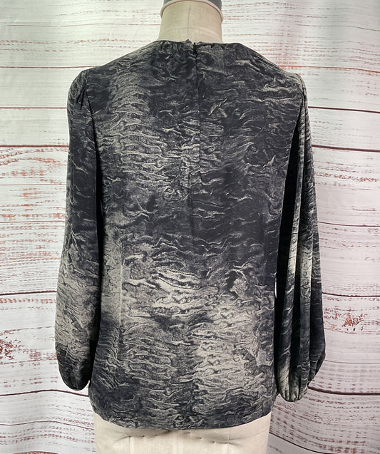 Gambattista Valli Silk Marble Print Multicolor Blouse Multicolor XXS