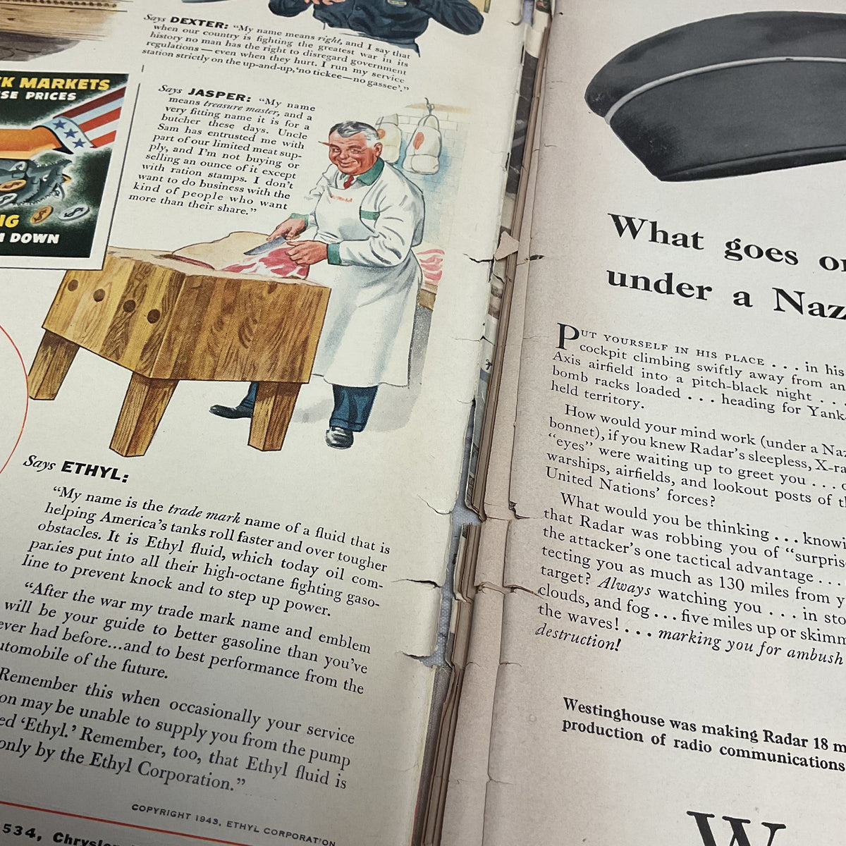 Lindsay Tulare County Newspaper Missing Pilot Life Magazine August 1943 WW2