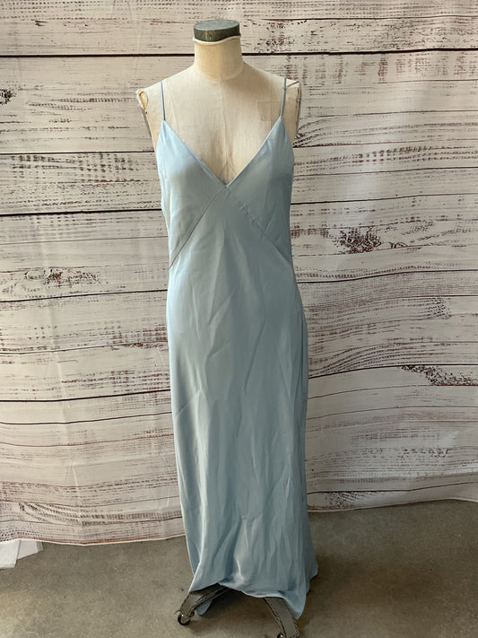 Rag and Bone Dusty Light Blue Long Rissa Slip Dress - Size 10 New W/ Tag