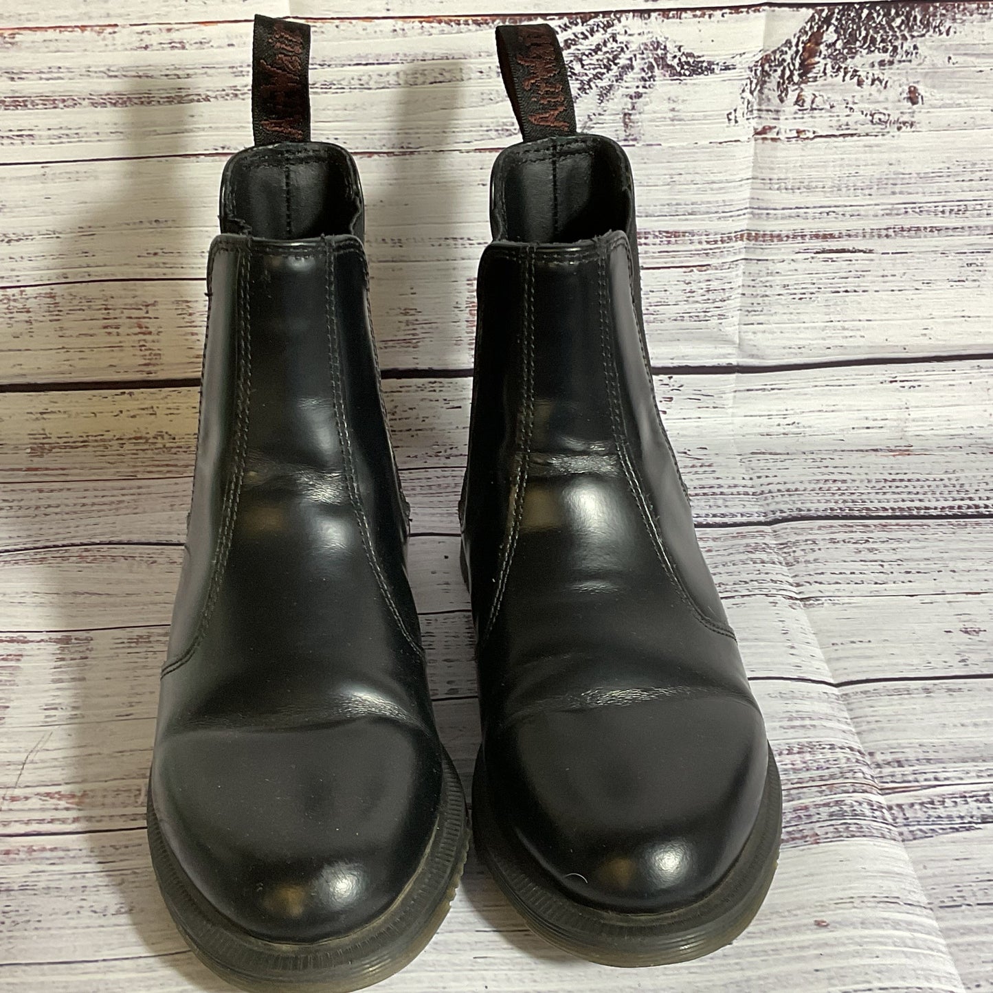 DR. MARTEN'S Women's Black Flora Chelsea Boots- SZ 6